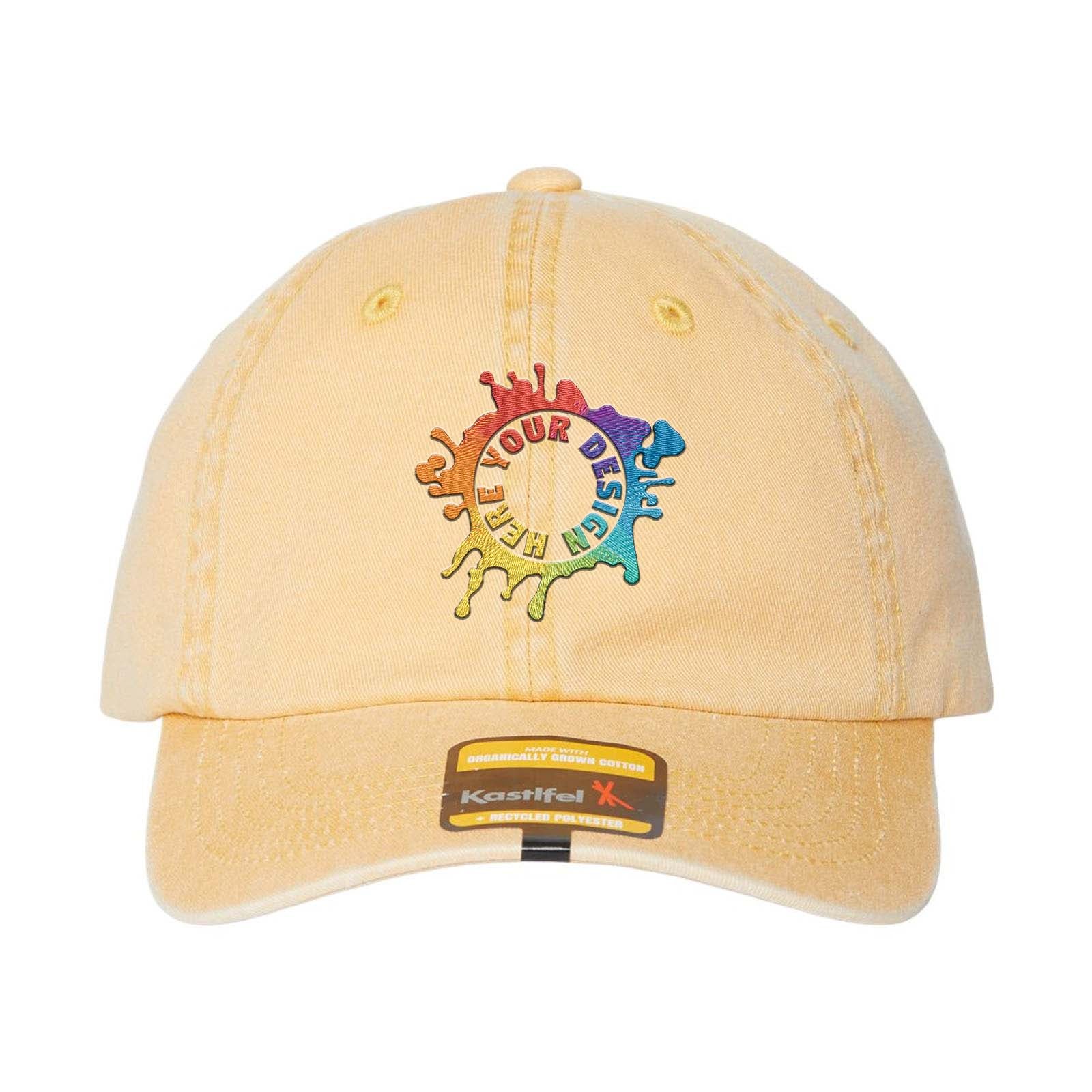 Embroidered Kastlfel Rooney Pigment Dyed Dad Hat - Mato & Hash