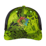Embroidered Kati Licensed Camo Mesh Back Cap - Mato & Hash