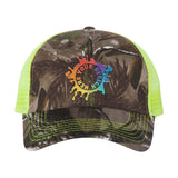 Embroidered Kati Licensed Camo Mesh Back Cap - Mato & Hash