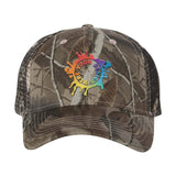 Embroidered Kati Licensed Camo Mesh Back Cap - Mato & Hash