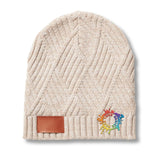 Embroidered Leeman Trellis Knit Beanie - Mato & Hash