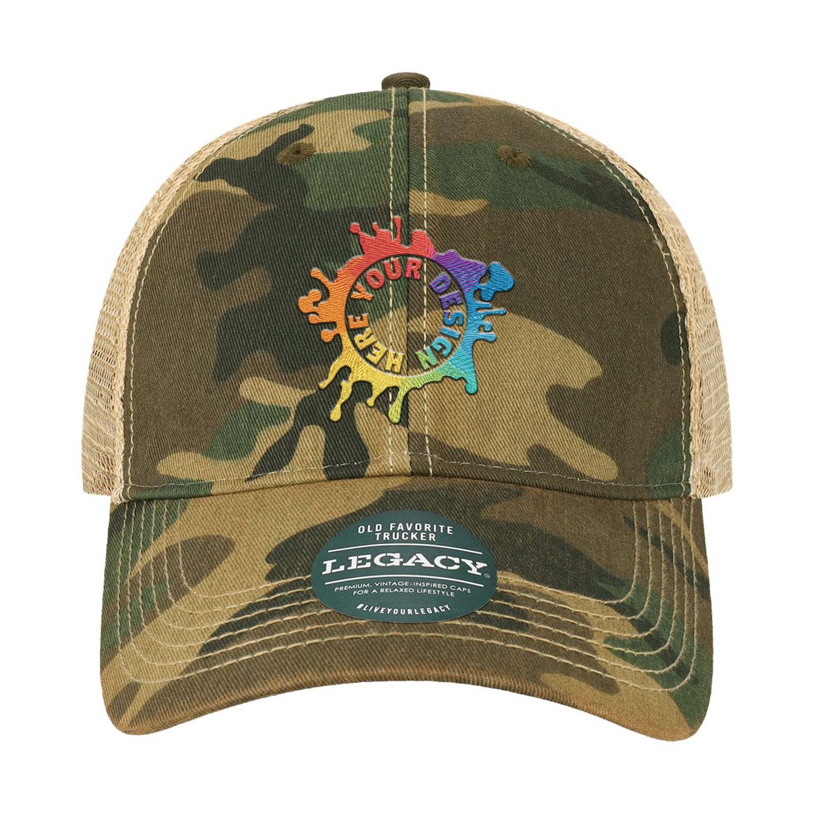 Embroidered LEGACY Youth Old Favorite Trucker Cap - Mato & Hash