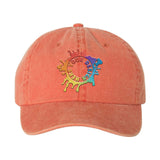 Embroidered Mega Cap Pigment-Dyed Twill Cap - Mato & Hash