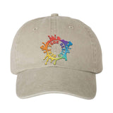 Embroidered Mega Cap Pigment-Dyed Twill Cap - Mato & Hash