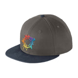 Embroidered New Era® Flat Bill Snapback Cap - Mato & Hash