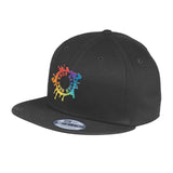 Embroidered New Era® Flat Bill Snapback Cap - Mato & Hash