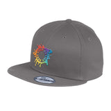 Embroidered New Era® Flat Bill Snapback Cap - Mato & Hash