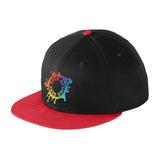 Embroidered New Era® Flat Bill Snapback Cap - Mato & Hash