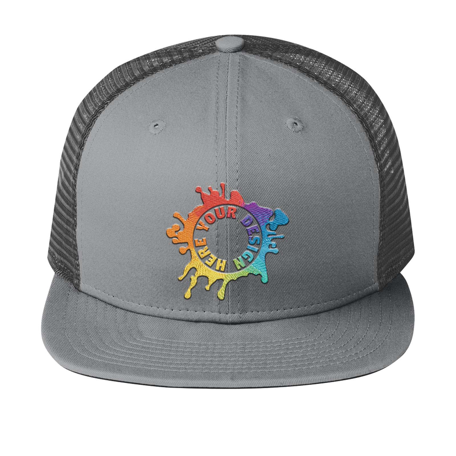 Embroidered New Era® Original Fit Snapback Trucker Cap - Mato & Hash