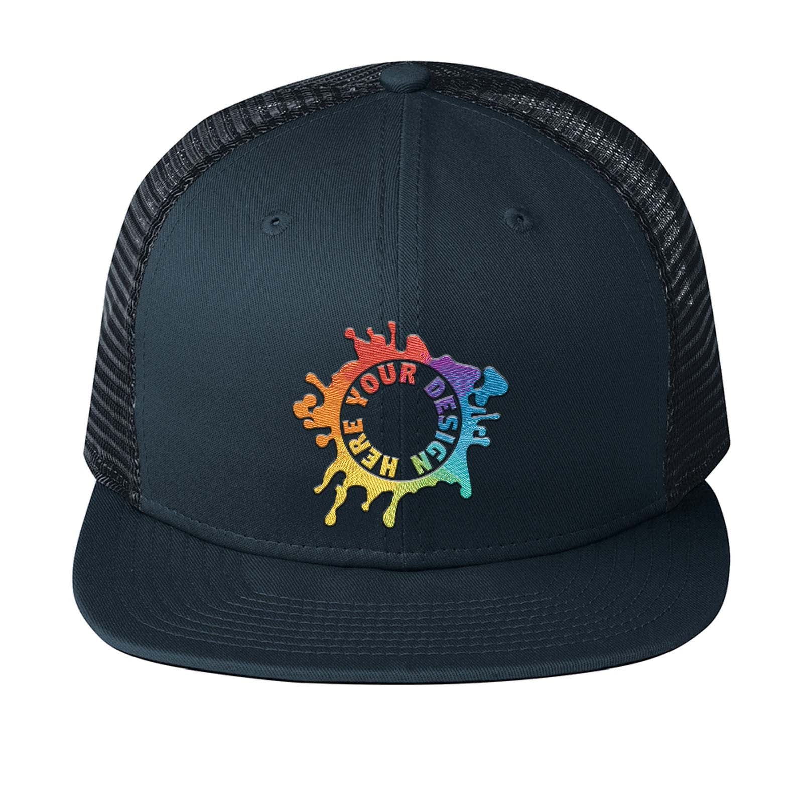 Embroidered New Era® Original Fit Snapback Trucker Cap - Mato & Hash
