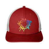 Embroidered New Era® Snapback Low Profile Trucker Cap - Mato & Hash