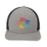Embroidered New Era® Snapback Low Profile Trucker Cap - Mato & Hash