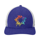 Embroidered New Era® Snapback Low Profile Trucker Cap - Mato & Hash