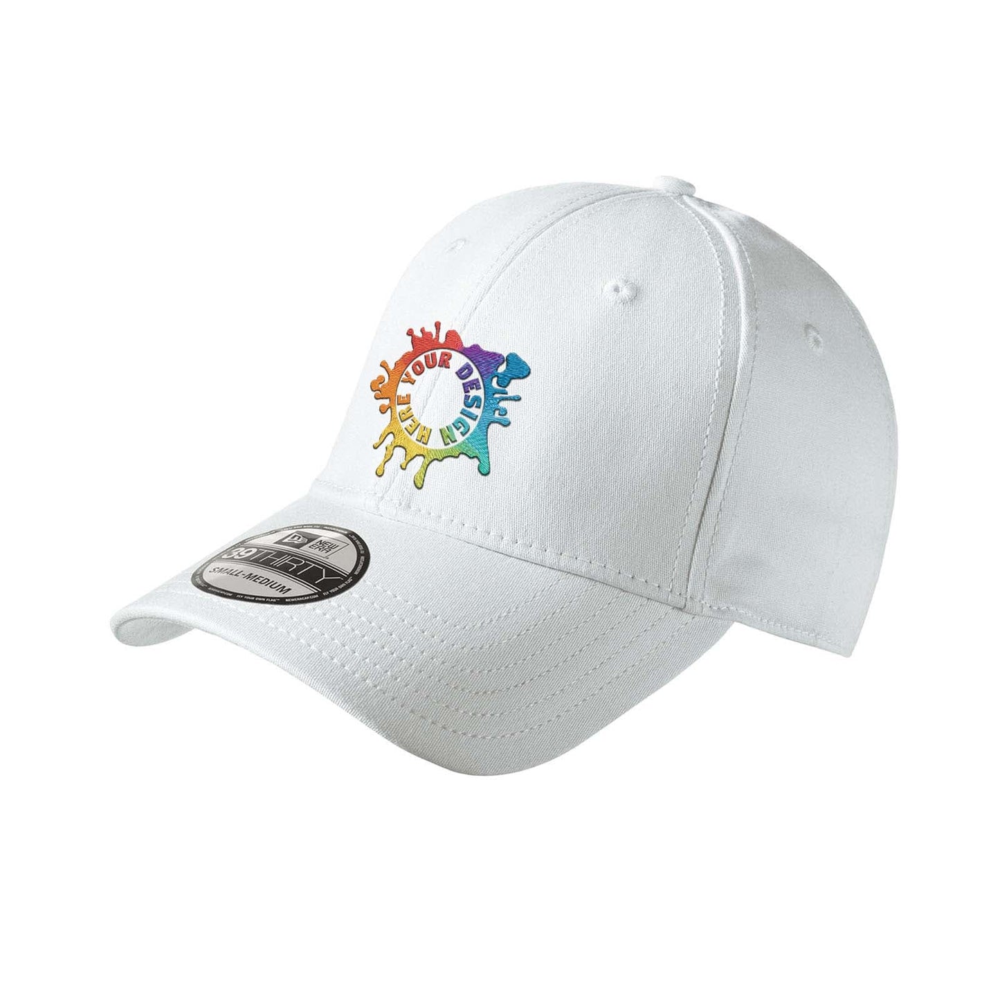 Embroidered New Era Structured Stretch Cotton Cap - Mato & Hash