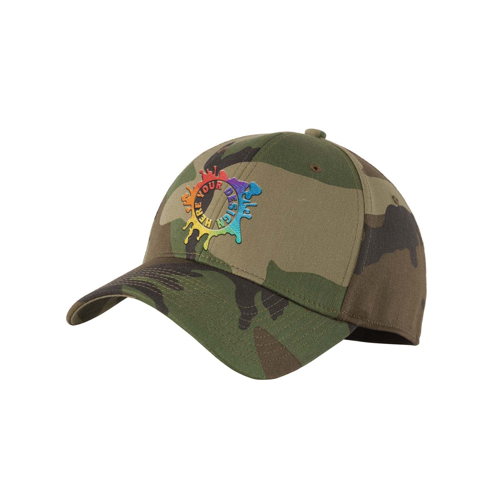 Embroidered New Era Structured Stretch Cotton Cap - Mato & Hash