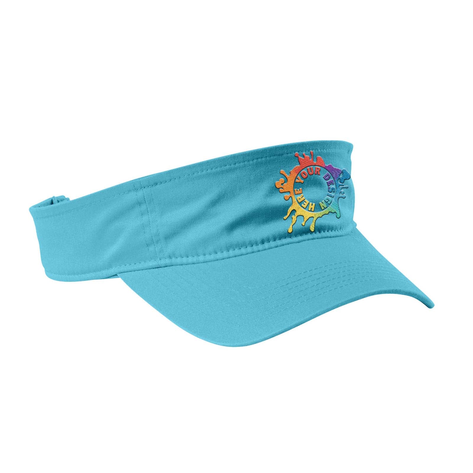 Embroidered Port Authority® Beach Wash® Visor - Mato & Hash