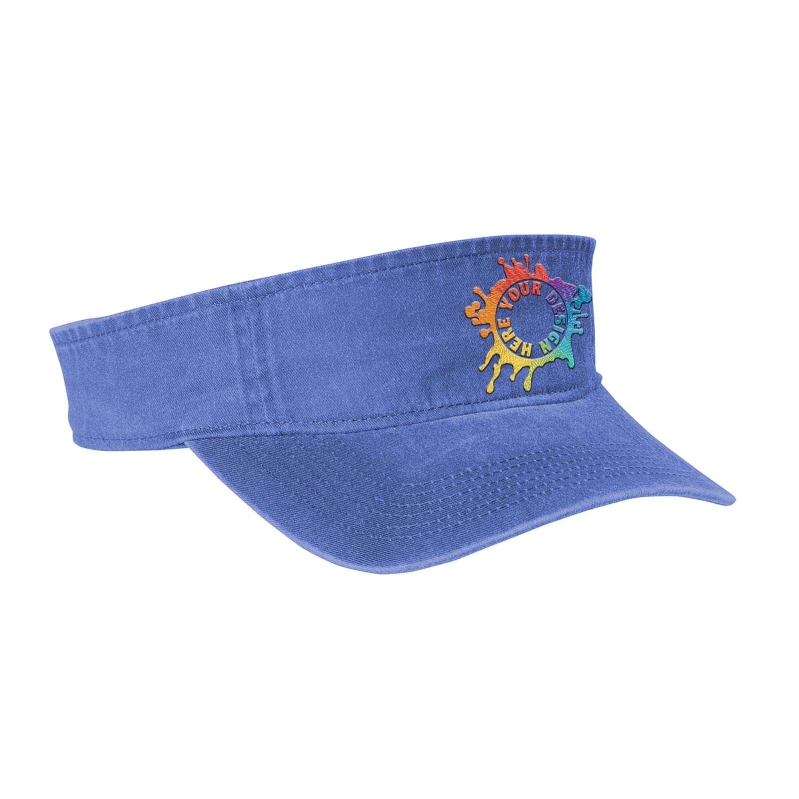 Embroidered Port Authority® Beach Wash® Visor - Mato & Hash