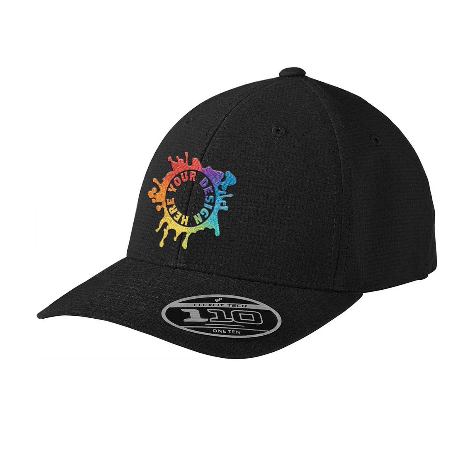 Embroidered Port Authority® Flexfit 110 ® Performance Snapback Cap - Mato & Hash