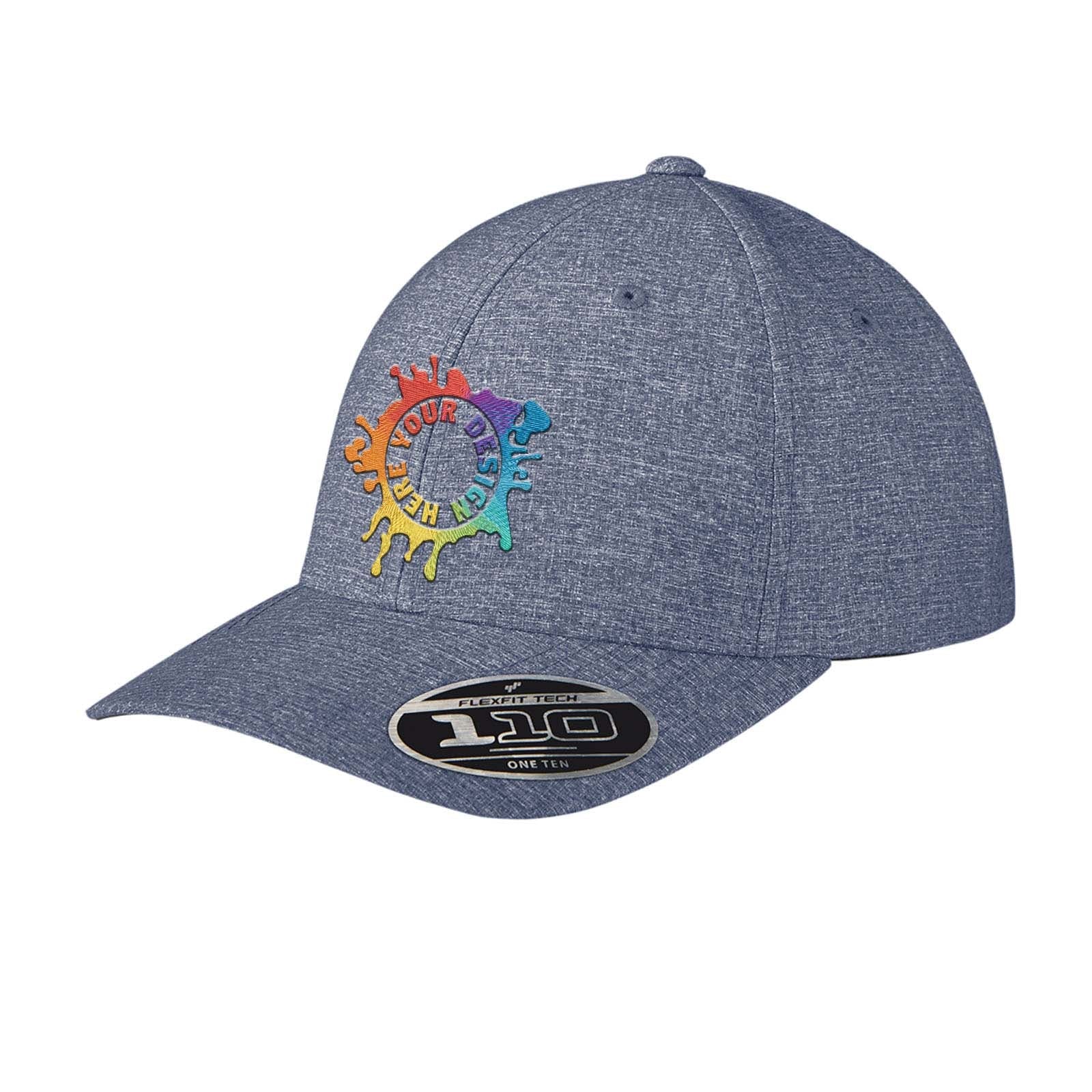 Embroidered Port Authority® Flexfit 110 ® Performance Snapback Cap - Mato & Hash