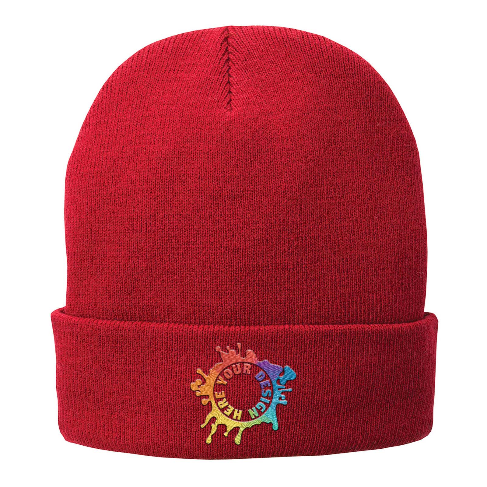 Embroidered Port & Company® Fleece-Lined Knit Cap - Mato & Hash