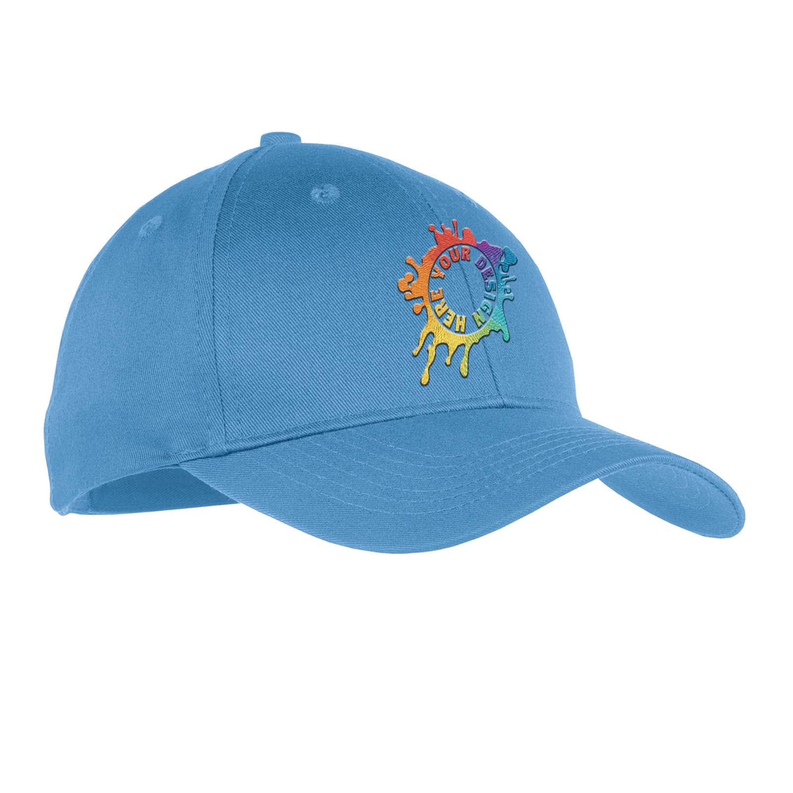 Embroidered Port & Company® Youth Six-Panel Twill Cap - Mato & Hash