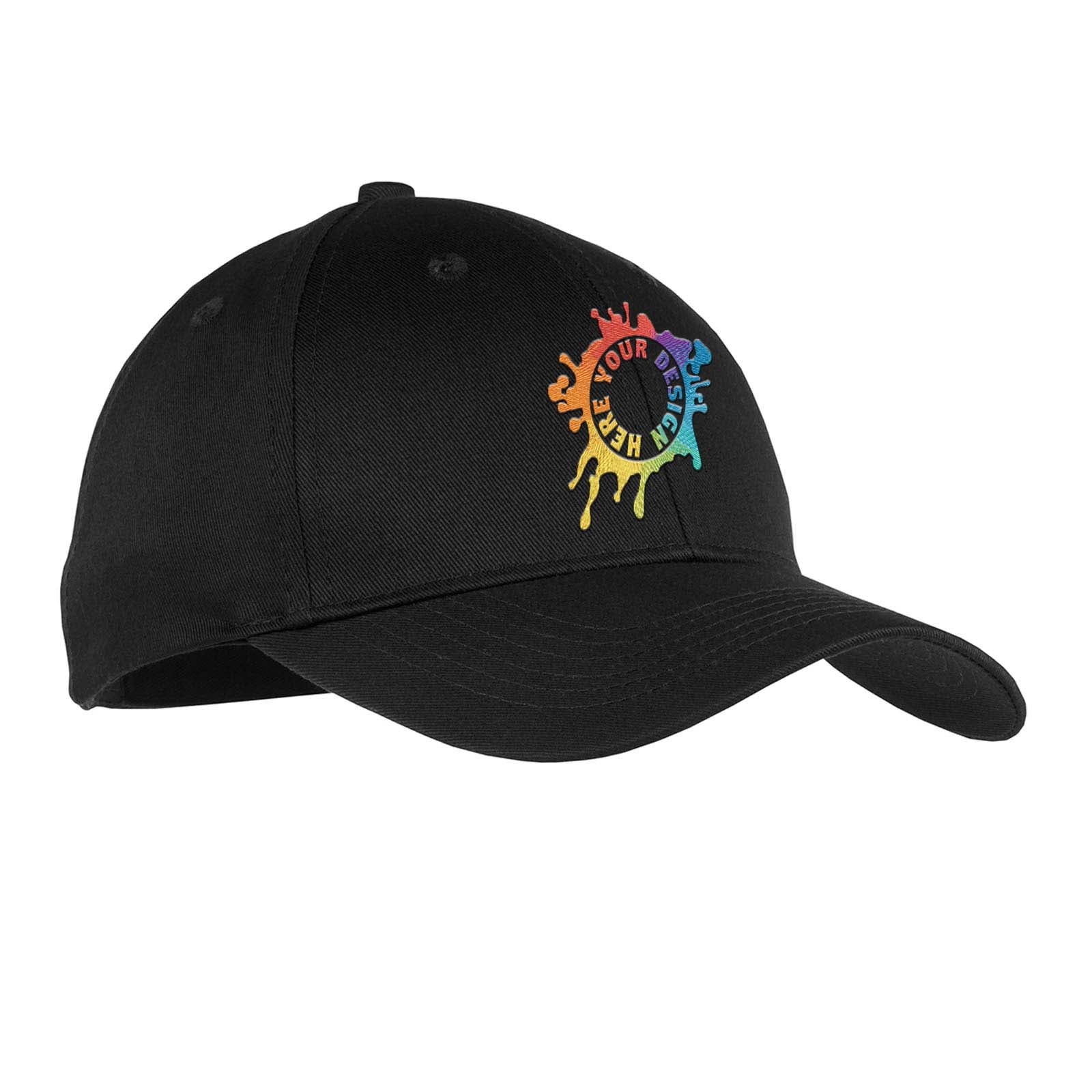 Embroidered Port & Company® Youth Six-Panel Twill Cap - Mato & Hash