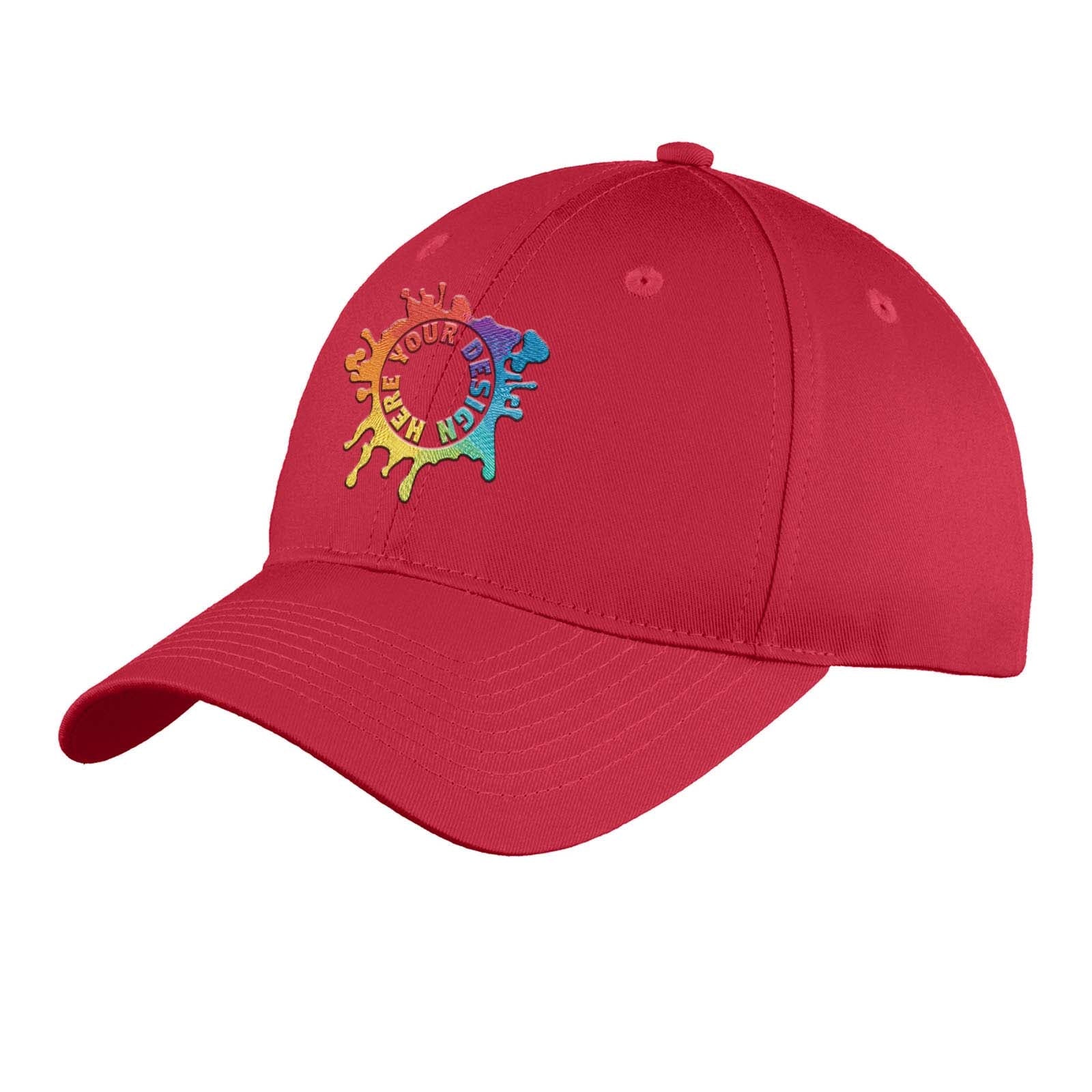 Embroidered Port & Company® Youth Six-Panel Unstructured Twill Cap - Mato & Hash