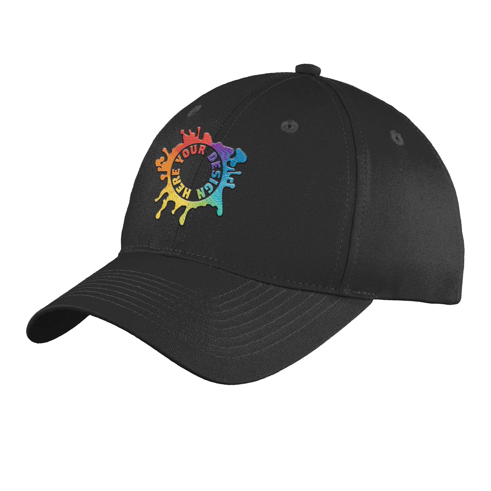 Embroidered Port & Company® Youth Six-Panel Unstructured Twill Cap - Mato & Hash