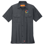 Embroidered Red Kap® Short Sleeve Solid Ripstop Shirt - Mato & Hash
