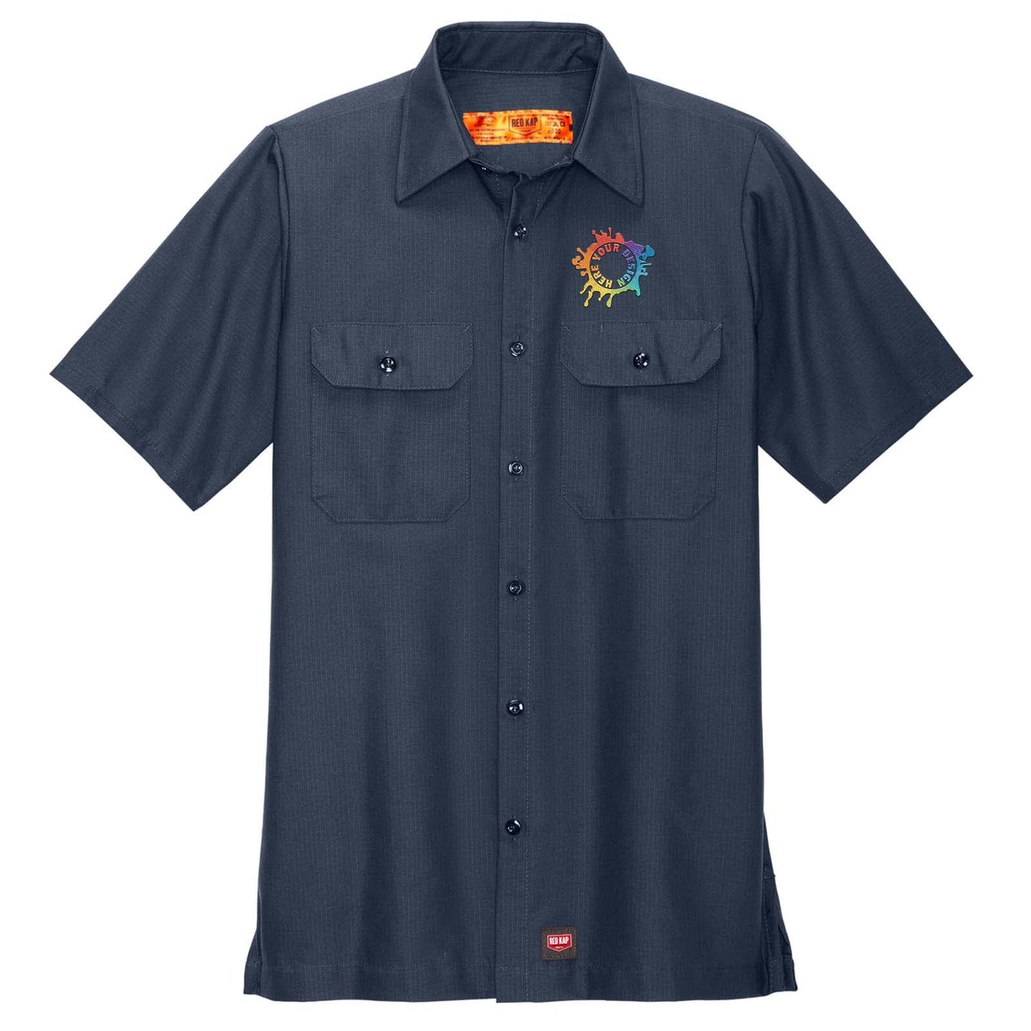 Embroidered Red Kap® Short Sleeve Solid Ripstop Shirt - Mato & Hash