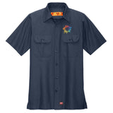 Embroidered Red Kap® Short Sleeve Solid Ripstop Shirt - Mato & Hash