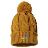 Embroidered Richardson Chunk Twist Cuffed Beanie - Mato & Hash