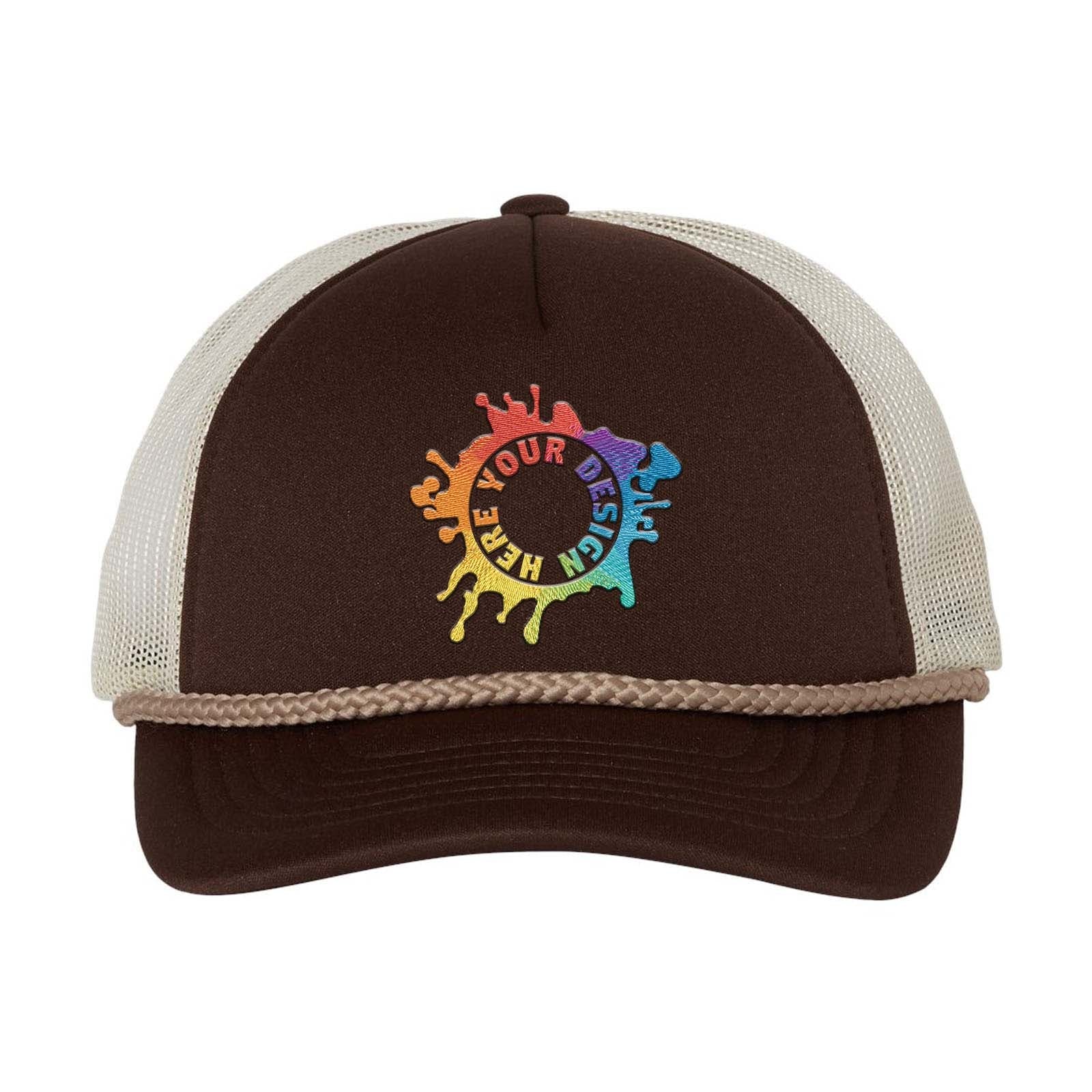 Embroidered Richardson Low Pro Foamie Trucker Cap - Mato & Hash