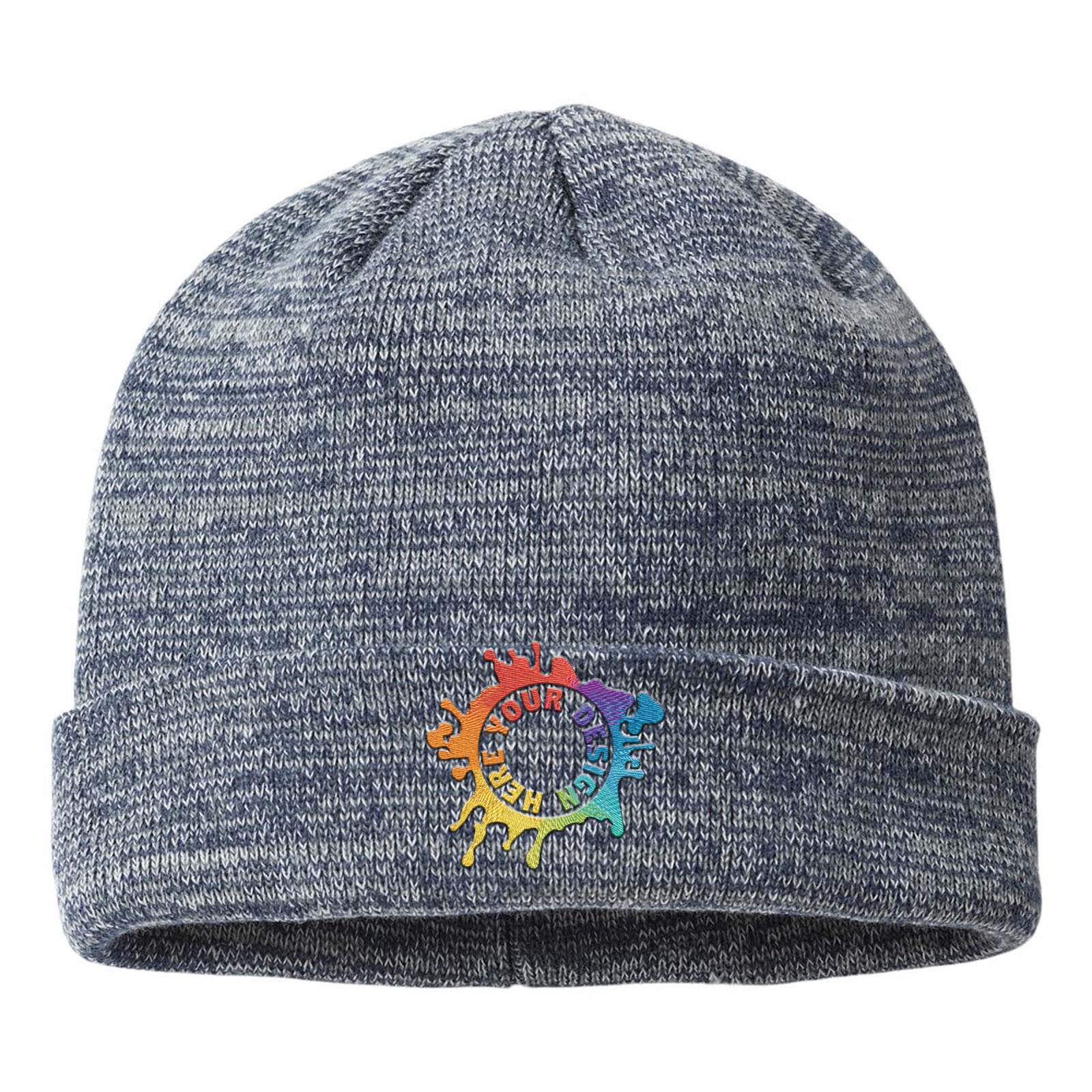 Embroidered Richardson Marled Beanie - Mato & Hash
