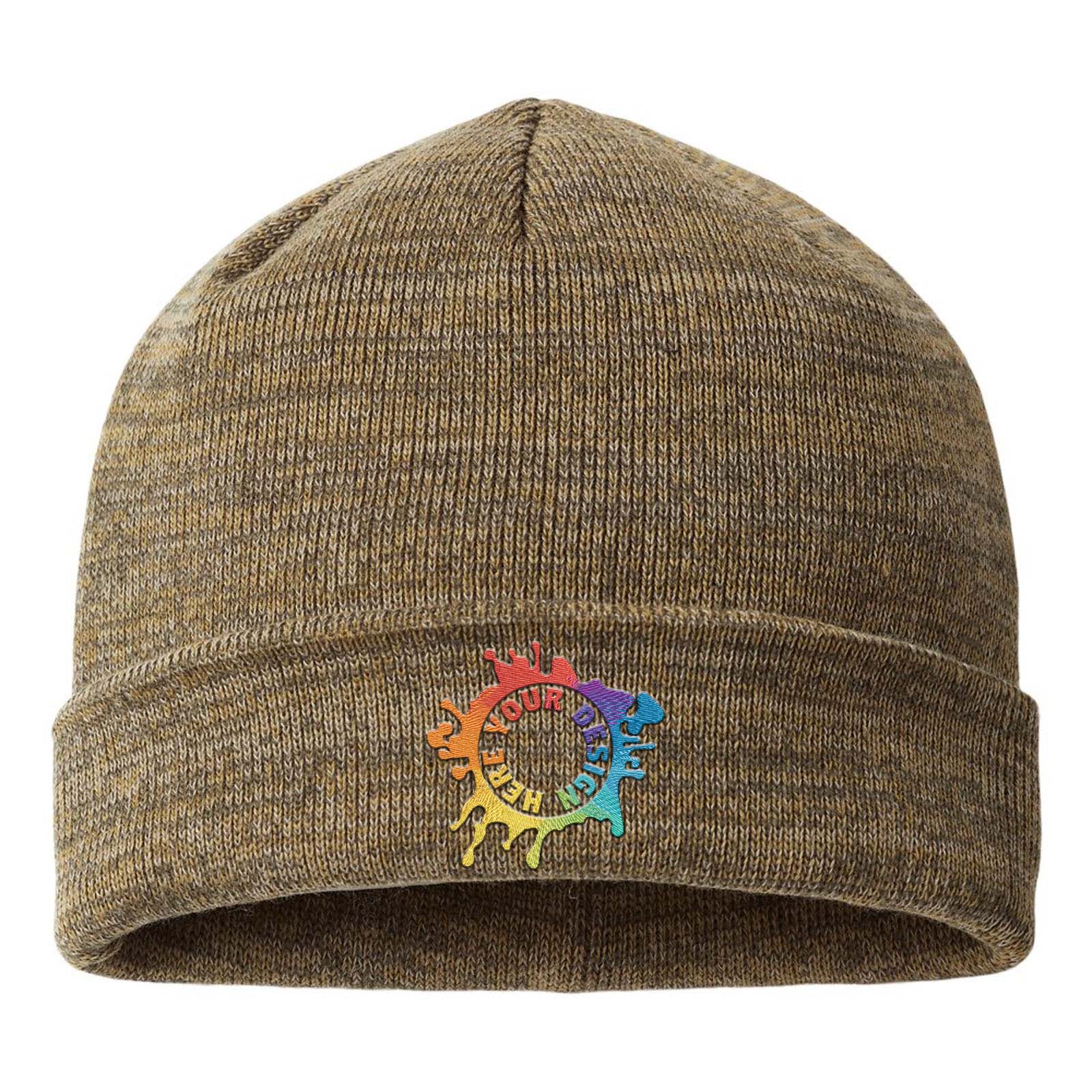 Embroidered Richardson Marled Beanie - Mato & Hash