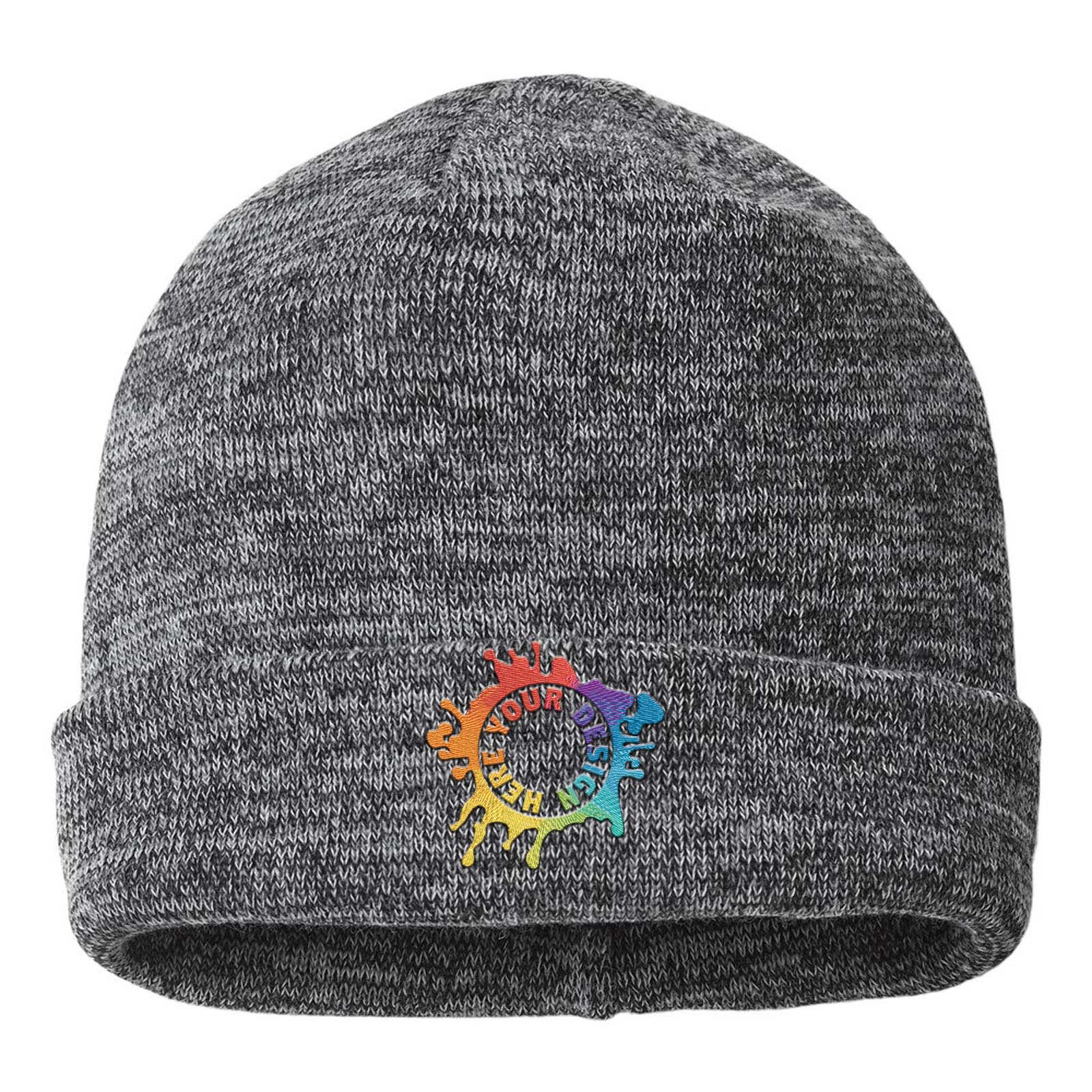 Embroidered Richardson Marled Beanie - Mato & Hash