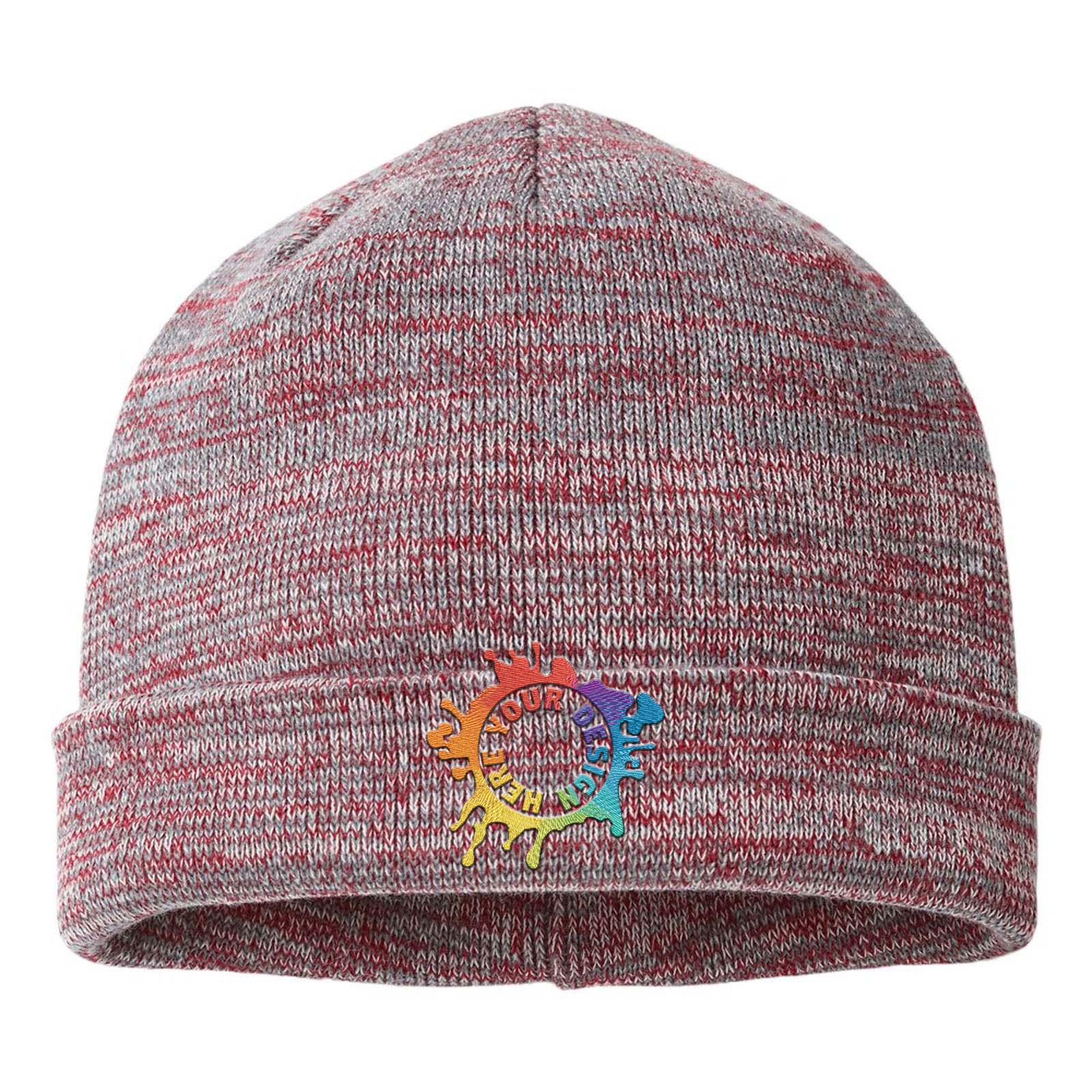 Embroidered Richardson Marled Beanie - Mato & Hash
