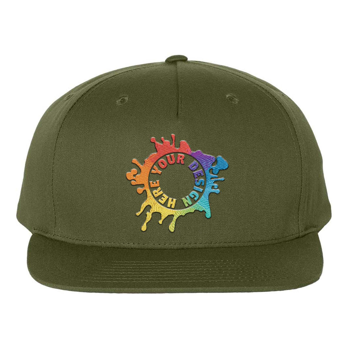 Embroidered Richardson Pinch Front Structured Trucker Cap - Mato & Hash