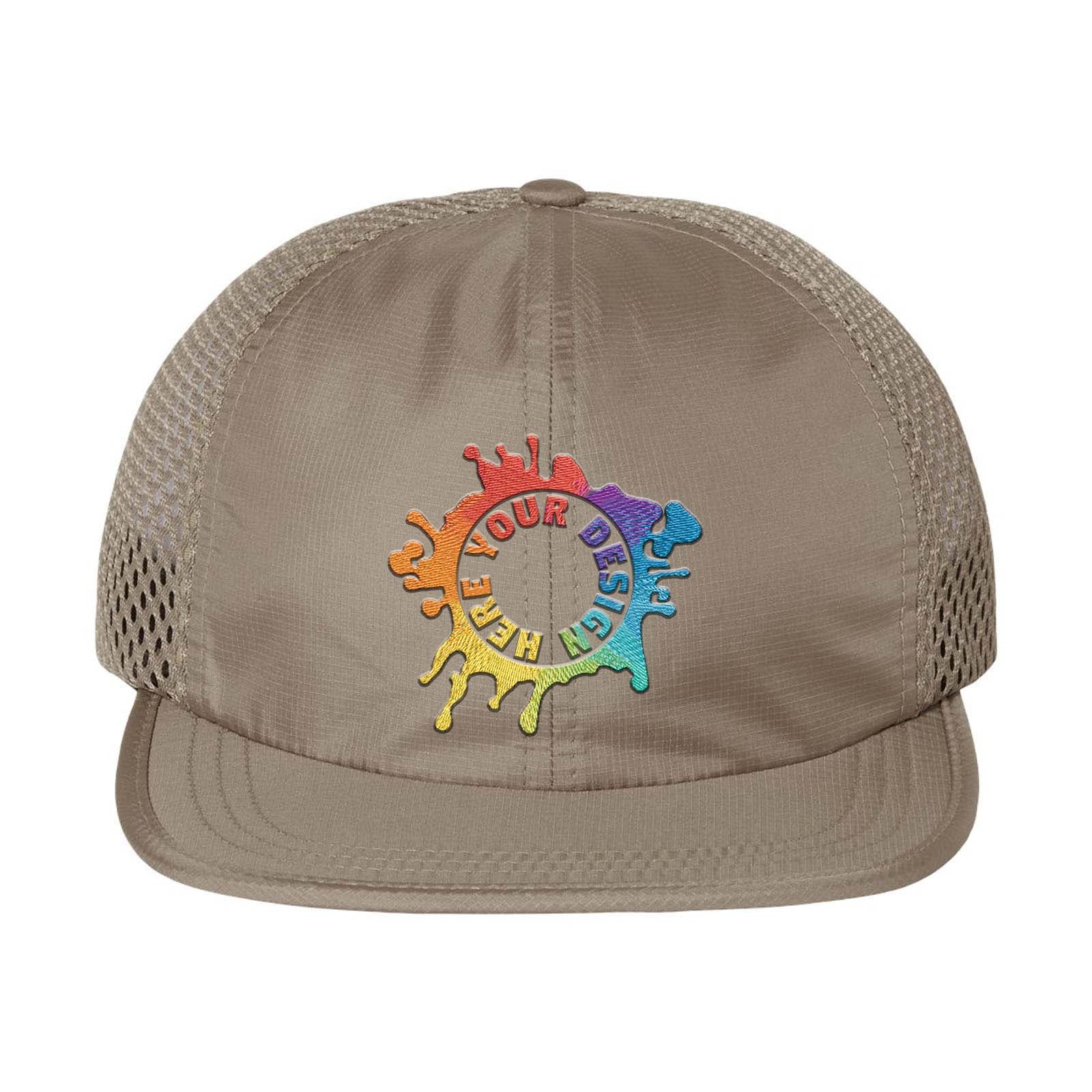 Embroidered Richardson Rouge Wide Set Mesh Cap - Mato & Hash