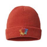 Embroidered Richardson Waffle Cuffed Beanie - Mato & Hash
