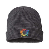 Embroidered Richardson Waffle Cuffed Beanie - Mato & Hash