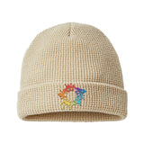 Embroidered Richardson Waffle Cuffed Beanie - Mato & Hash