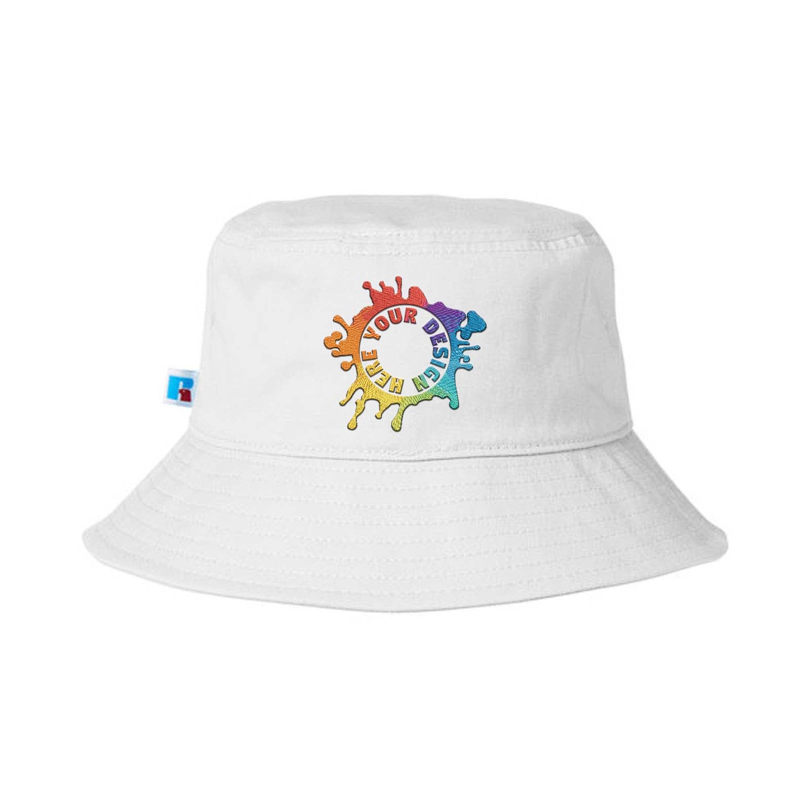 Embroidered Russell Athletic Core Bucket Hat - Mato & Hash