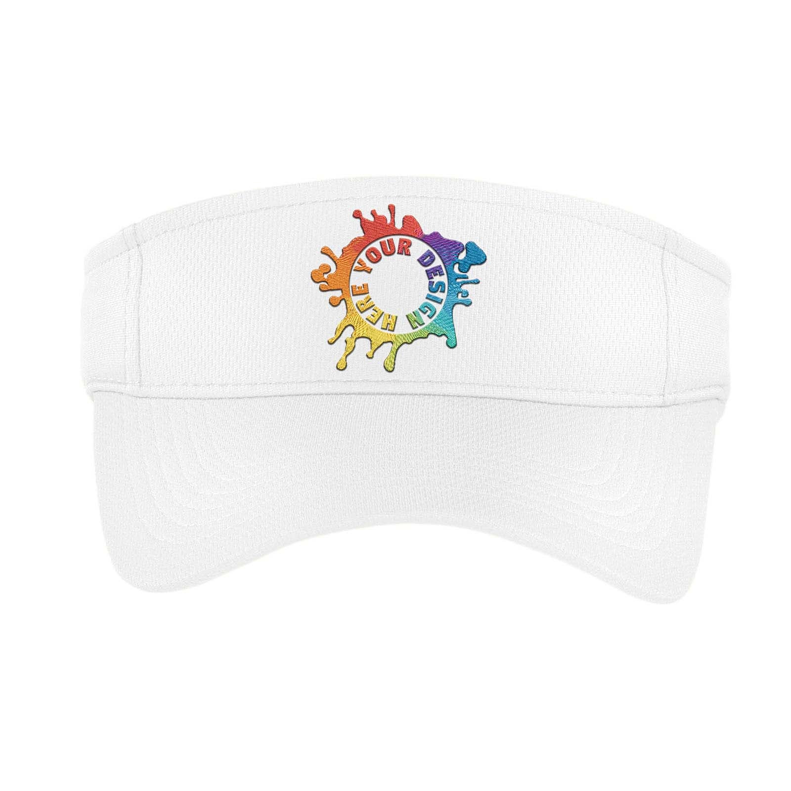 Embroidered Sport-Tek® PosiCharge® RacerMesh® Visor - Mato & Hash
