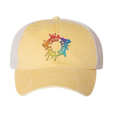 Embroidered Sportsman Pigment-Dyed Trucker Cap - Mato & Hash