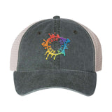 Embroidered Sportsman Pigment-Dyed Trucker Cap - Mato & Hash
