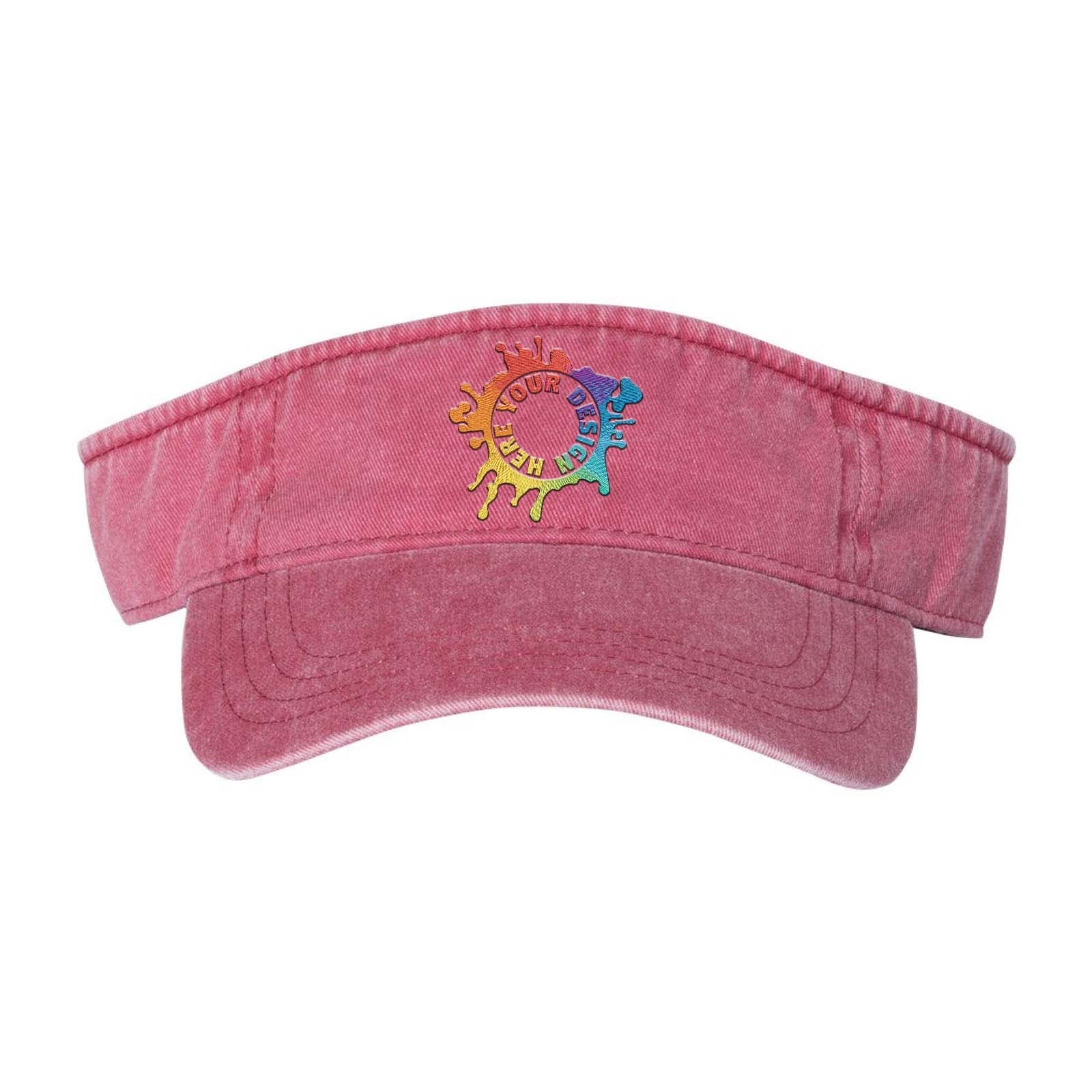 Embroidered Sportsman Pigment-Dyed Visor - Mato & Hash