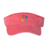 Embroidered Sportsman Pigment-Dyed Visor - Mato & Hash