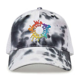 Embroidered The Game Lido Tie-Dyed Trucker Cap - Mato & Hash