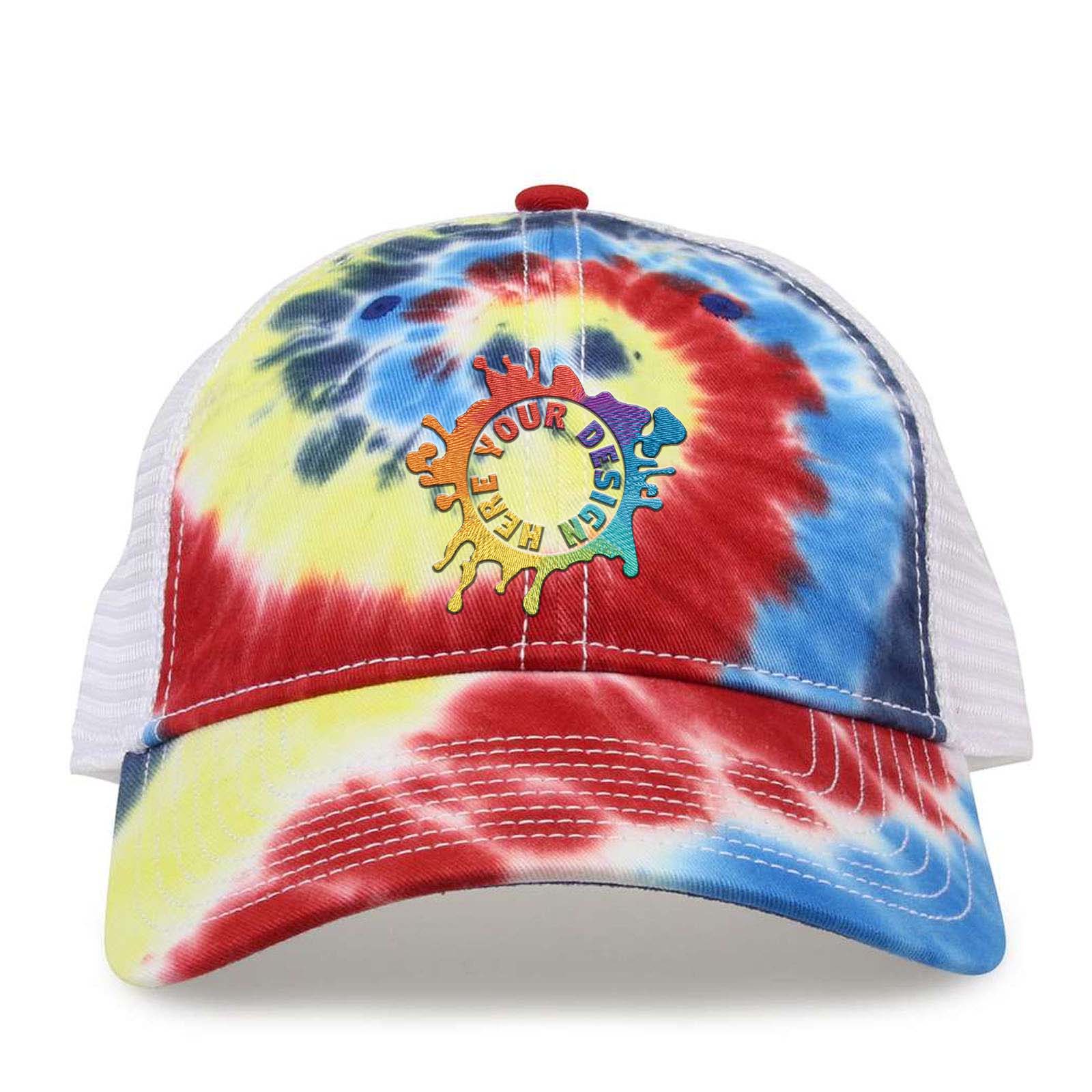 Embroidered The Game Lido Tie-Dyed Trucker Cap - Mato & Hash